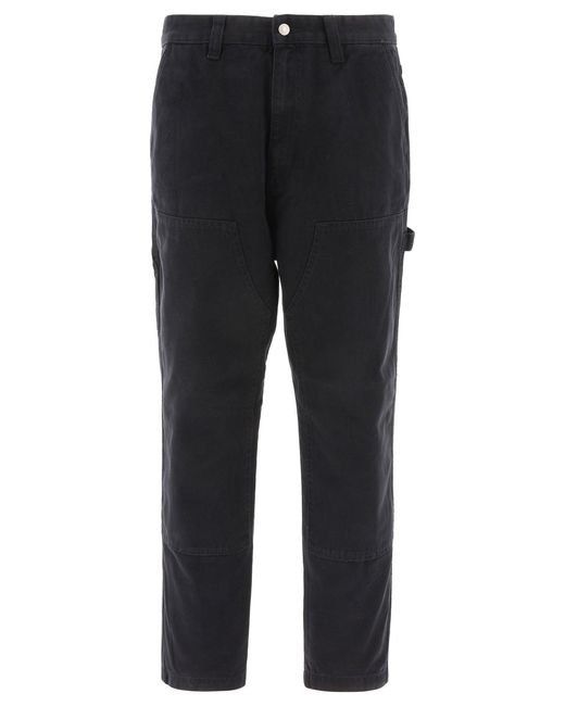 Stussy Blue Canvas Trousers for men