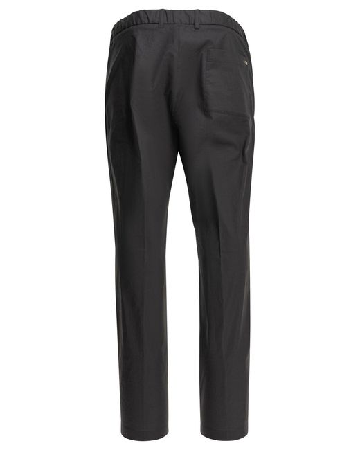 Herno Gray Casual Cotton Pants for men