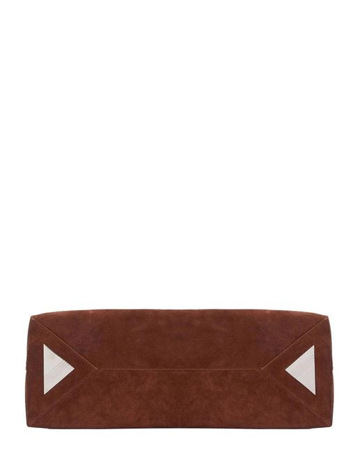 The Attico Brown La Passeggiata Shopper Bag