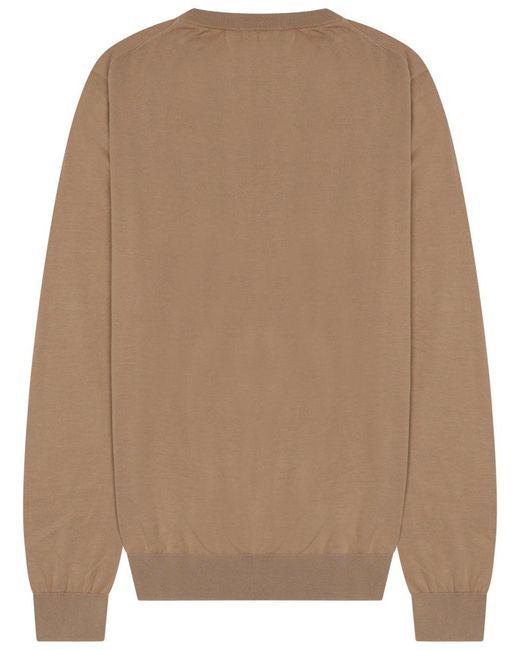 Drumohr Round Neck Brown for men