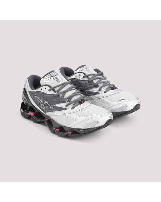 Mizuno Gray Wave Prophecy Ls Leather Sneaker