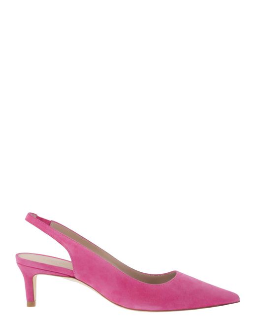 Stuart Weitzman Pink Stuart 50 Slingback