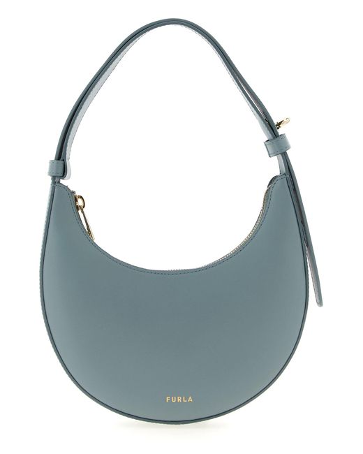 Furla Blue Delizia' Mini Shoulder Bag