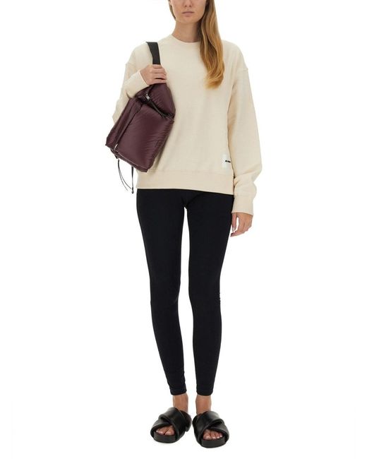 Jil Sander Purple Padded Pouch