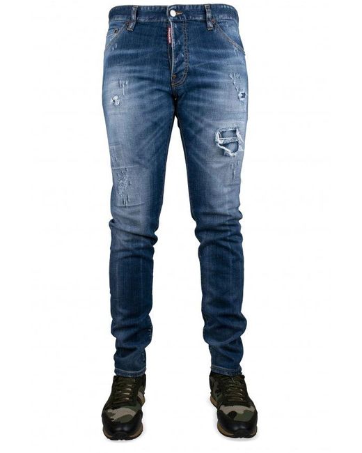 Cool Guy Jean DSquared² en coloris Blue