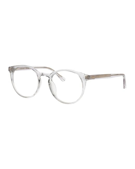 Calvin Klein Multicolor Crystal Clear Acetate Glasses