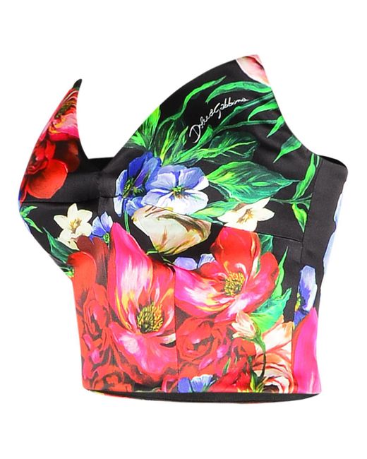 Dolce & Gabbana Red Viscose Top