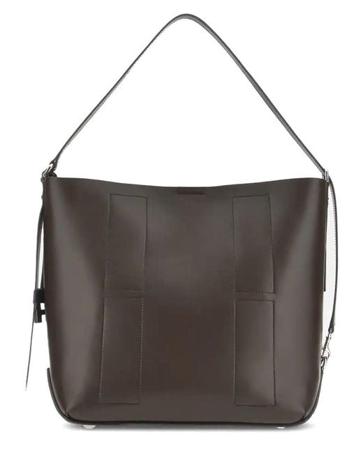 Hogan Black Hocket Medium Hobo Bag