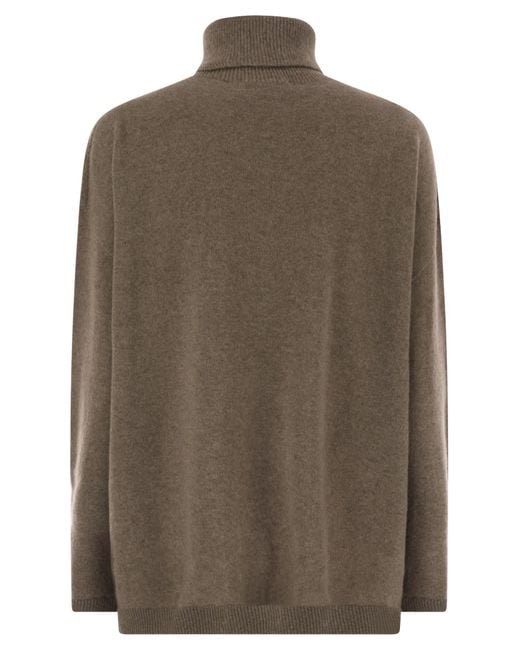 Vanisé Brown Giuly Maxi Cashmere Turtleneck