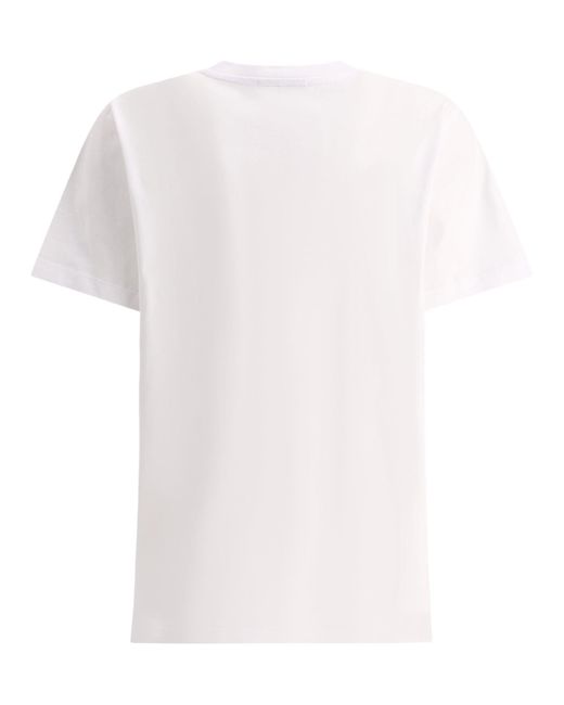 "cereza" camiseta Ganni de color White