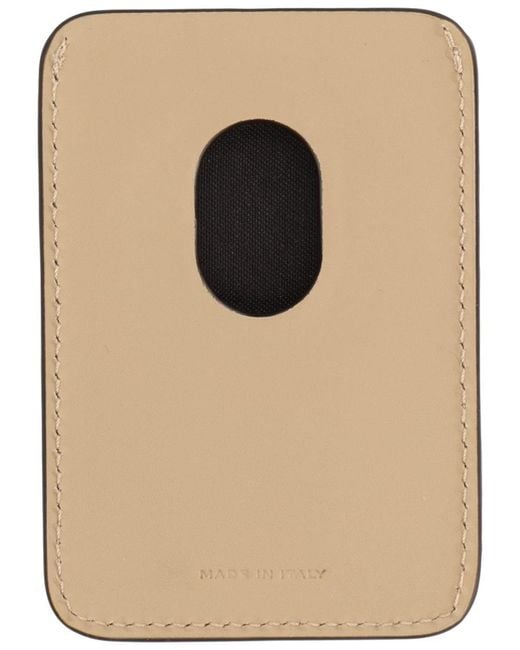 Fendi Natural Card Holder With Logo for men