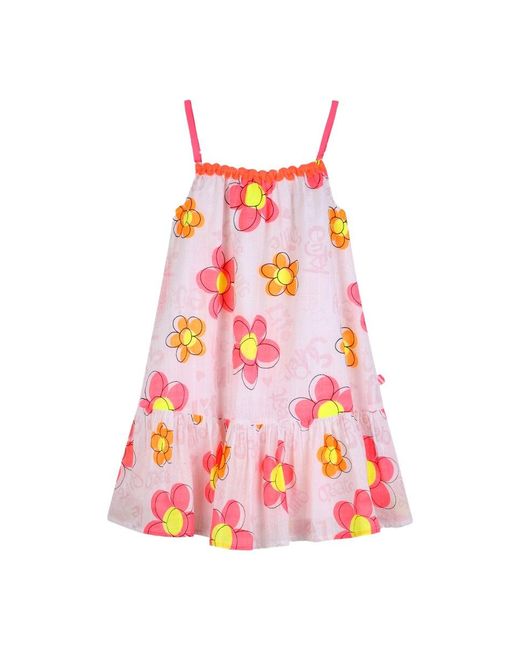 Billieblush Pink Vestito Con Stampa Floreale