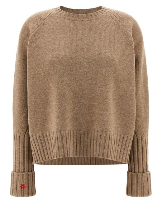Tory Burch Brown Wool Sweater