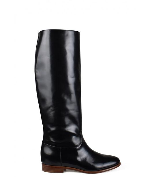 Gabriela Hearst Black Patent Leather Ankle Boots