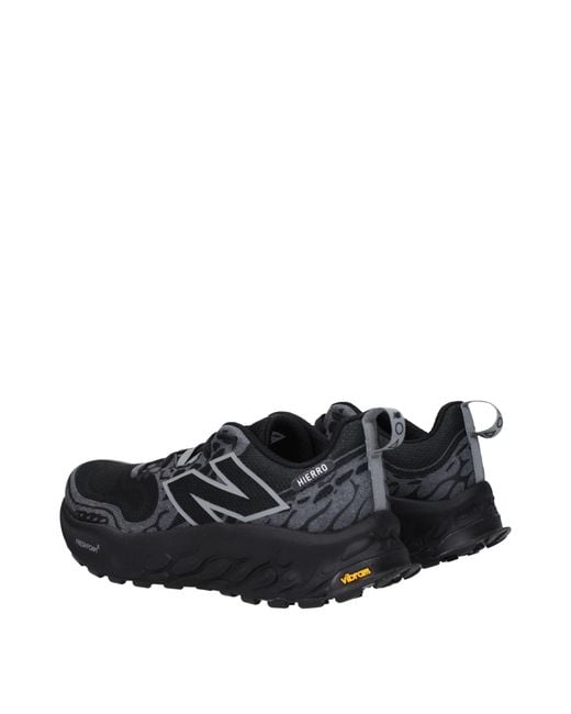 New Balance Black Sneakers Hierro Uomo Tessuto Nero/Grigio for men