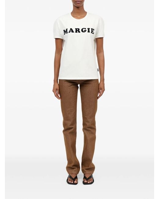 MM6 by Maison Margiela White T Shirt
