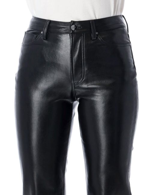 Anine Bing Black Bruno Recycled Leather Pants