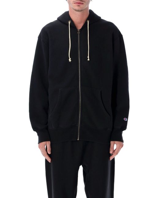 Champion Blue Oversized Zip Hoodie