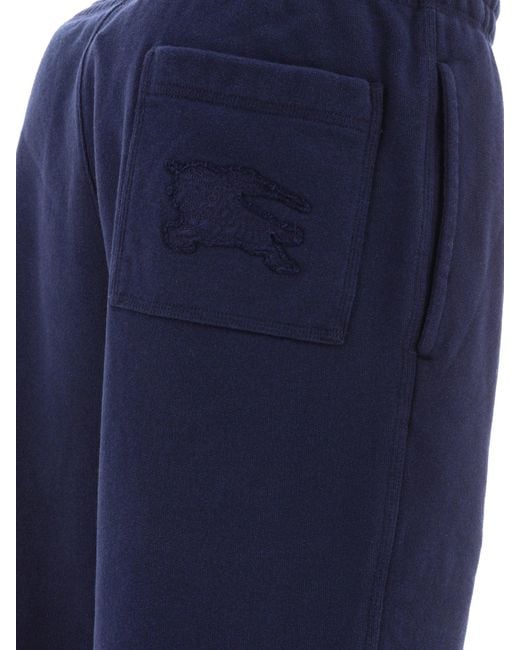 Burberry Jogger mit bestickten Logo in Blue für Herren