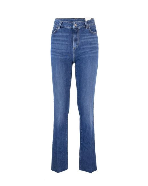 Liu Jo Blue Jeans Essenziale con Applicazioni