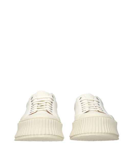 Jil Sander Natural Sneakers Fabric/Cloud