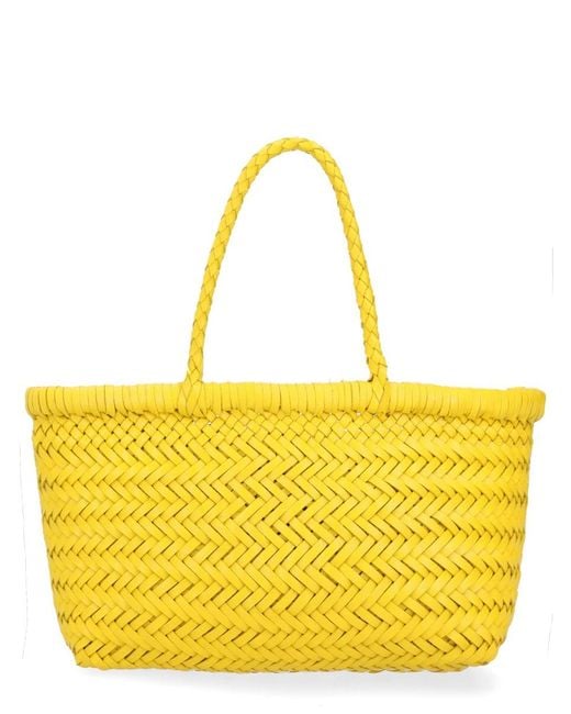 Dragon Diffusion Yellow "flat Gora" Mini Bag