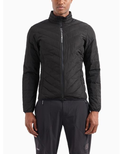 EA7 Jassen Zwart in het Black