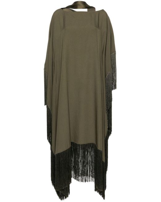 TALLER MARMO PRE Langere Marmo Pre Tevere Franing Kaftan in het Green