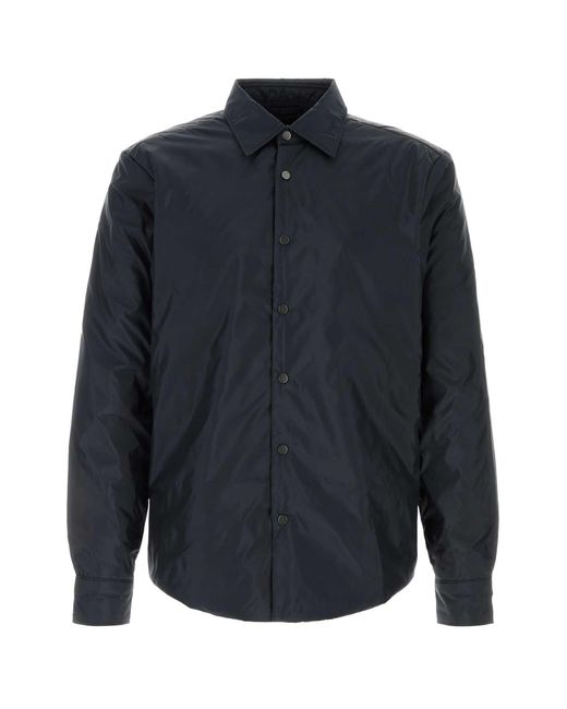 Boss Blue Midnight Polyester Luke Shirt for men