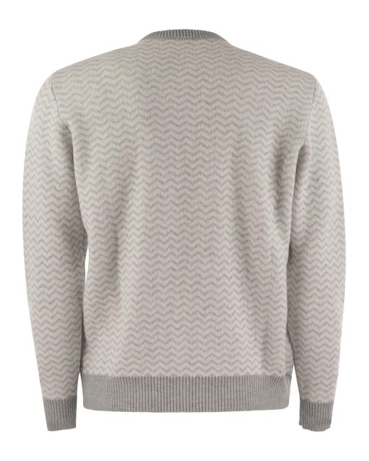 Kiton Gray Magic Cashmere Choker