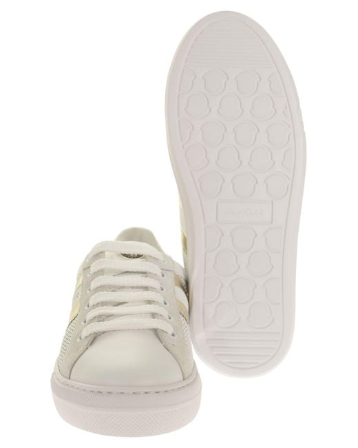 Moncler White Ariel Sneakers