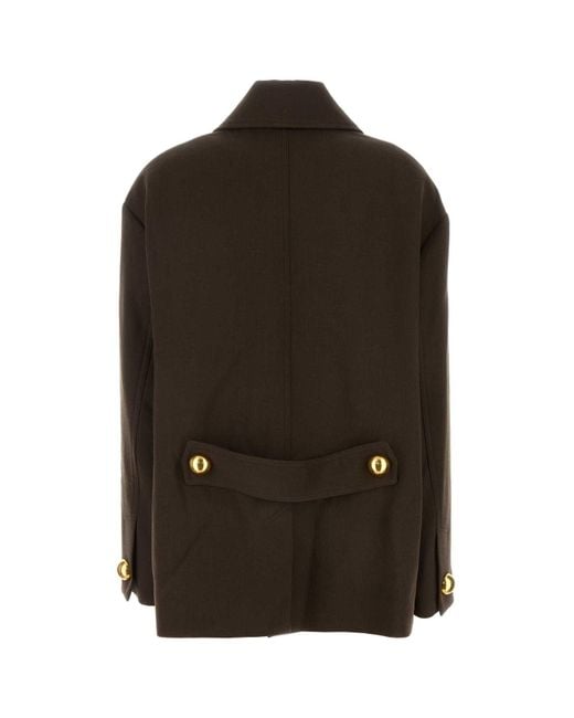 AMI Black Ami Wool Jacket