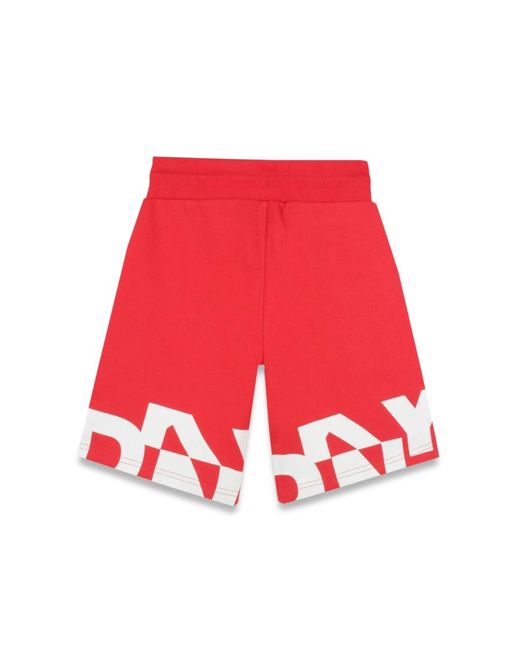 DKNY Red Bermuda