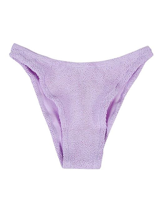 Mc2 Saint Barth Purple High Waisted Bikini Bottoms
