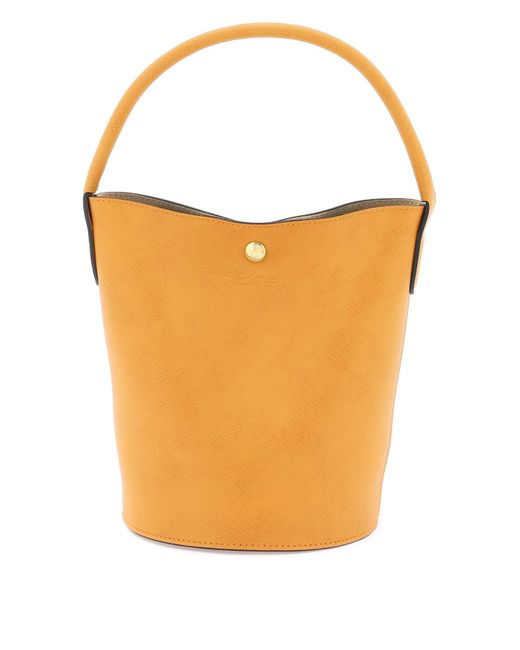 Longchamp Orange Épure S Bucket -Tasche