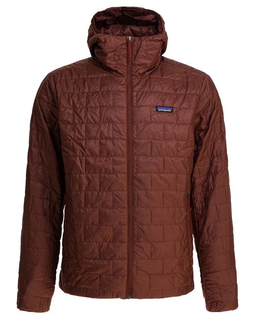 Patagonia "Nano Puff Hoody" Steppjacke in Brown für Herren