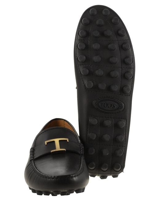 Tod's Black Bubble T Timeless Leather