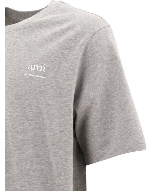 Maglietta "" di AMI in Gray da Uomo