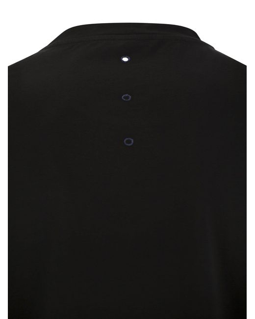 T-shirt en jersey de coton Premiata en coloris Black