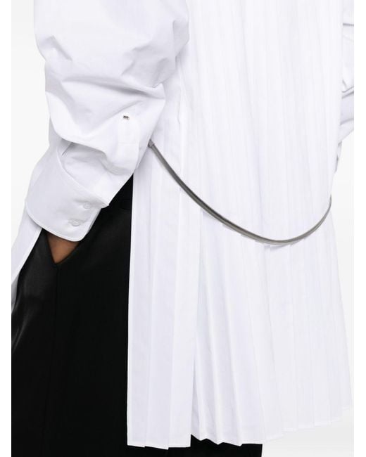 SPORTMAX PRE White Cotton Blend Shirt