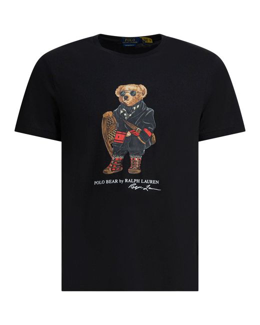 "Polo Bear" T-shirt Polo Ralph Lauren pour homme en coloris Black