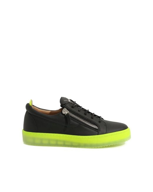 Giuseppe Zanotti Low Top Sneakers in het Green voor heren
