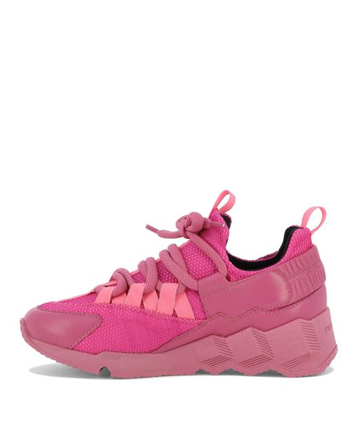Pierre Hardy Pink Trek Comet Sneakers