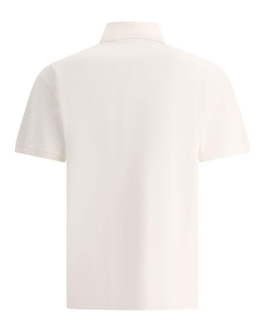 Palm Angels "classic Logo" Polo Shirt in het White voor heren