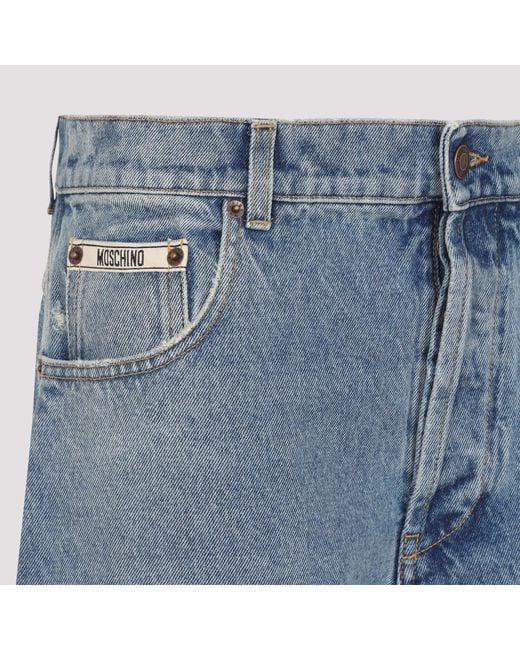 Moschino Blue Cotton Jeans