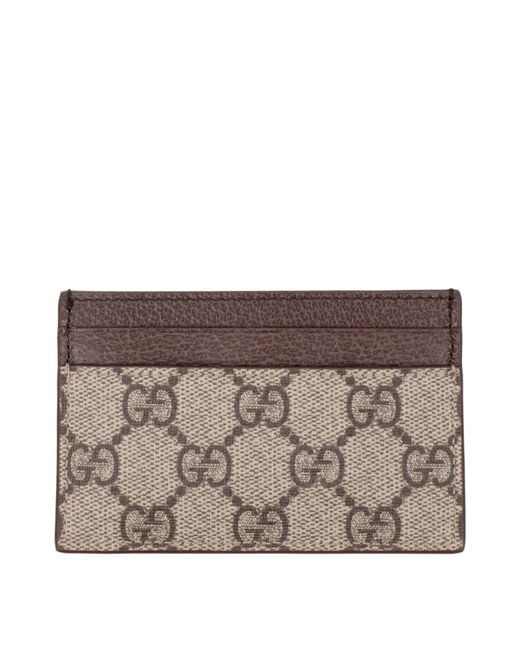 Gucci Brown Ebony Fabric Document Holder