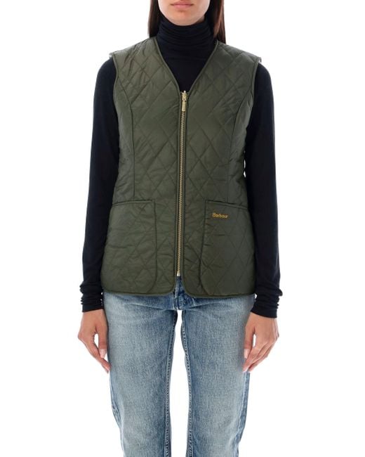 Markenfield Liner Weste Jacke di Barbour in Green