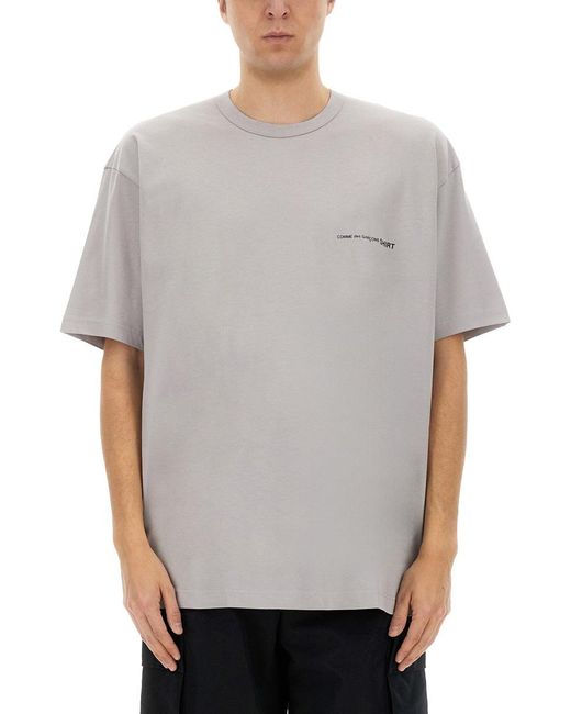 Comme des Garçons Gray T -Shirt mit Logo
