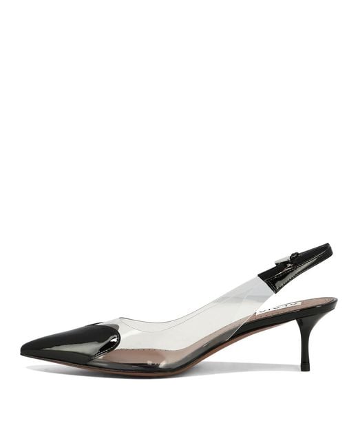 Alaïa Metallic "Cœur 55 Mm" Slingbacks