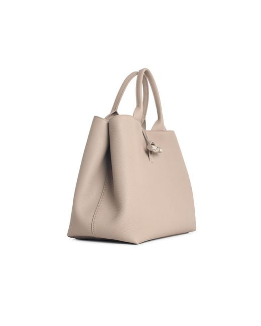 Longchamp Natural Bag With 'L Le Roseau' Handle